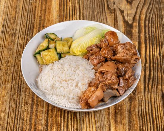 Signature Braised Pork Hock (Rice)常满招牌生焗猪脚饭